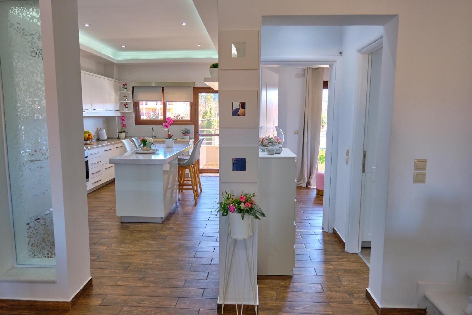 Elena Luxury Agios Stefanos דירה *
